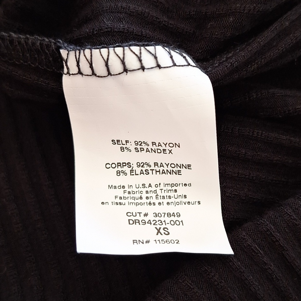NWT Lush Leah Black Shift Dress - Size XS - Picture 8 of 12